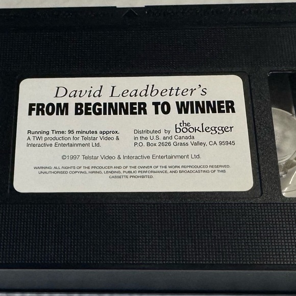 David Leadbetter's From Beginner to Winner - Golf -  VHS Video Tape. Instruction - Picture 7 of 8